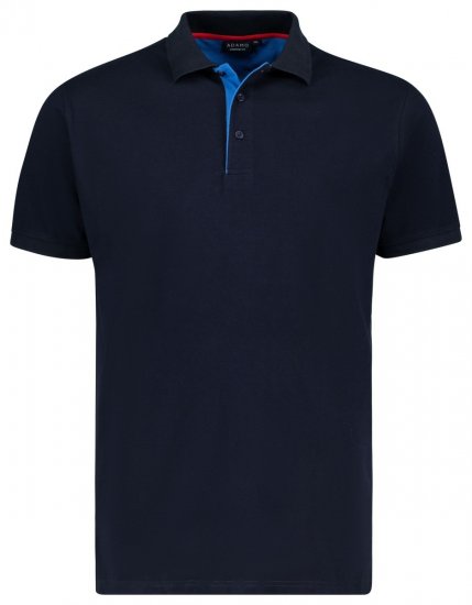 Adamo 139401 Polo Blu scuro - Polo - Polo Uomo Taglie Forti