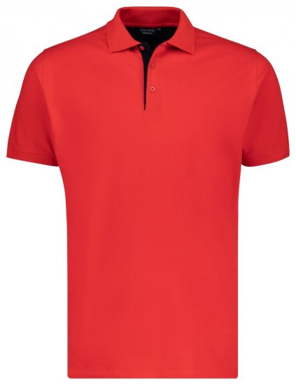 Adamo 139401 Polo Rosso - Polo - Polo Uomo Taglie Forti