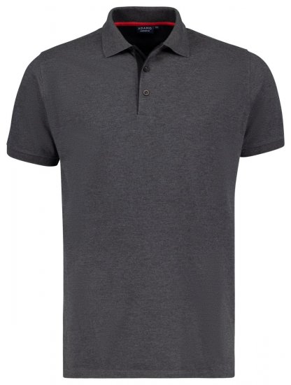 Adamo 139401 Polo Grigio scuro melange - Polo - Polo Uomo Taglie Forti