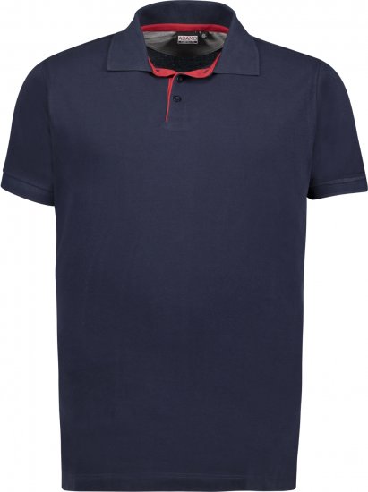 Adamo Pablo Comfort fit Polo Shirt Navy - Polo - Polo Uomo Taglie Forti