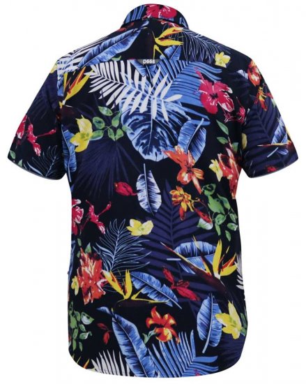 D555 TOBY Multi Colour Hawaiian AO Print Shirt - Camicie - Camicie Taglie Forti Uomo