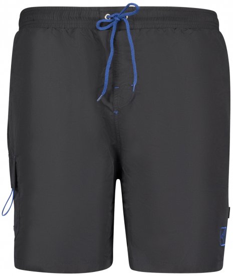 Adamo Kuba Cargo Swimshorts Black - Intimo & costumi da bagno - Intimo Taglie Forti Uomo