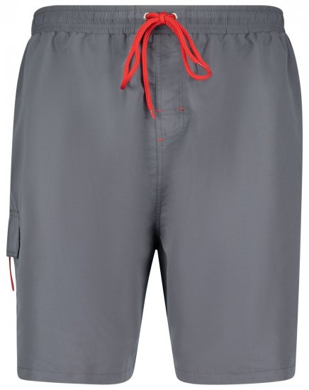 Adamo 141230 Costume a pantaloncino Grigio scuro - Intimo & costumi da bagno - Intimo Taglie Forti Uomo
