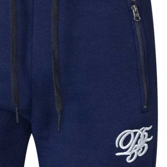 D555 Javier Fashion Sweatpants Navy - Pantaloni & pantaloncini tuta - Pantaloni Tuta Uomo Taglie Forti