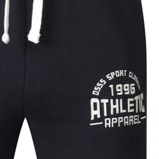 D555 Tony Sweatpants Black - Pantaloni & pantaloncini tuta - Pantaloni Tuta Uomo Taglie Forti