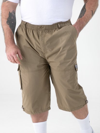 D555 Mason Cargo Shorts Sand - Shorts - Pantaloncini Uomo Taglie Forti