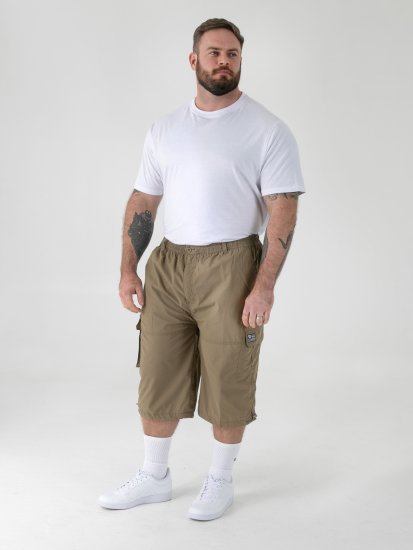 D555 Mason Cargo Shorts Sand - Shorts - Pantaloncini Uomo Taglie Forti