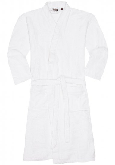Adamo Joey Bathrobe White - Intimo & costumi da bagno - Intimo Taglie Forti Uomo
