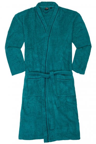 Adamo Joey Bathrobe Petrol - Intimo & costumi da bagno - Intimo Taglie Forti Uomo