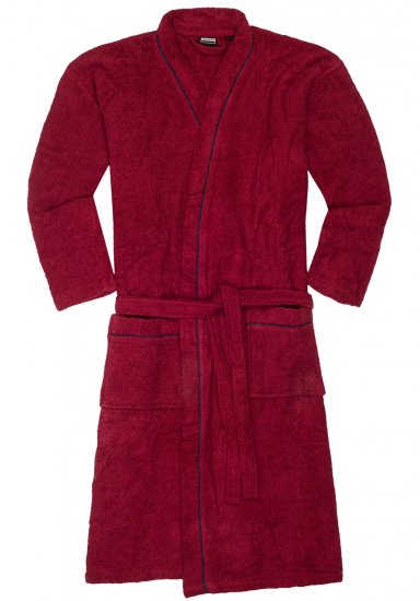 Adamo Joey Bathrobe Burgundy - Intimo & costumi da bagno - Intimo Taglie Forti Uomo