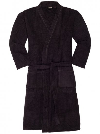Adamo Joey Bathrobe Black - Intimo & costumi da bagno - Intimo Taglie Forti Uomo