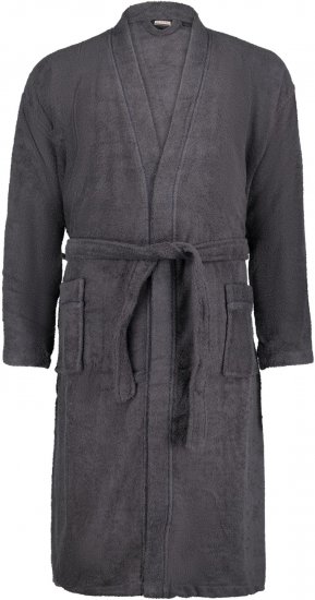 Adamo Joey Bathrobe Charcoal - Intimo & costumi da bagno - Intimo Taglie Forti Uomo