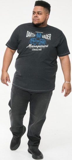 D555 SOLO Official Star Wars Management Consulting Printed T-Shirt Black Reno - Magliette - Magliette Uomo Taglie Forti