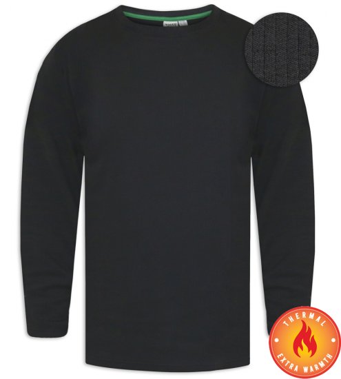 D555 Exeter Thermal Long Sleeve T-Shirt - Intimo & costumi da bagno - Intimo Taglie Forti Uomo