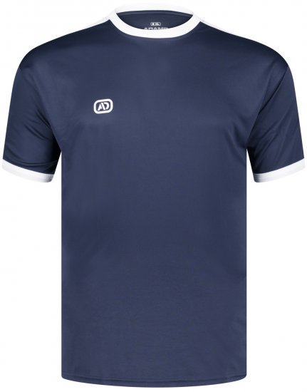 Adamo Marco Technical Sports T-shirt Navy - Abbigliamento sportivo & Outdoor - Abbigliamento Sportivo Uomo Taglie Forti