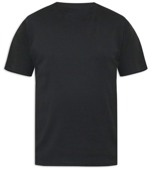 D555 Motherwell Thermal Short Sleeve T-Shirt Black - Intimo & costumi da bagno - Intimo Taglie Forti Uomo