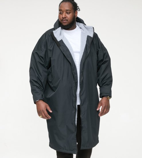 D555 Webber giacca idrorepellente con fodera sherpa nera - Giubbotti - Giubbotti Uomo Taglie Forti