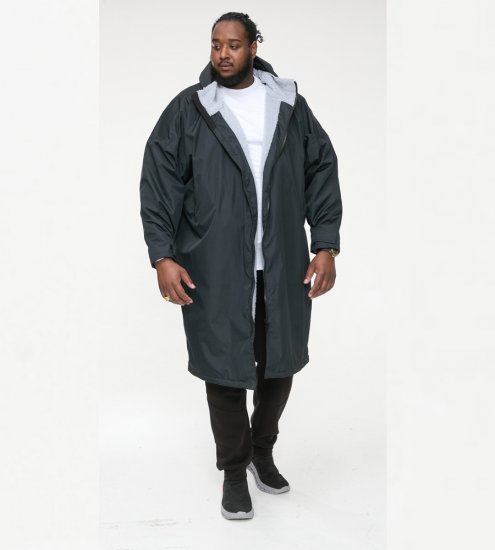 D555 Webber giacca idrorepellente con fodera sherpa nera - Giubbotti - Giubbotti Uomo Taglie Forti