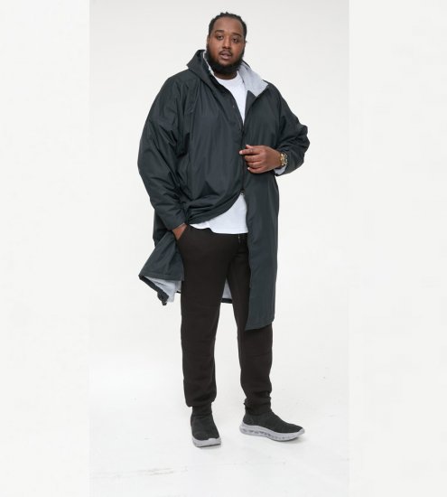 D555 Webber giacca idrorepellente con fodera sherpa nera - Giubbotti - Giubbotti Uomo Taglie Forti