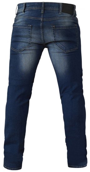 D555 Ambrose Tapered Fit Stretch Jeans Dark Blue TALL SIZES - ABBIGLIAMENTO UOMO MT-6XLT - Taglie Tall Uomo