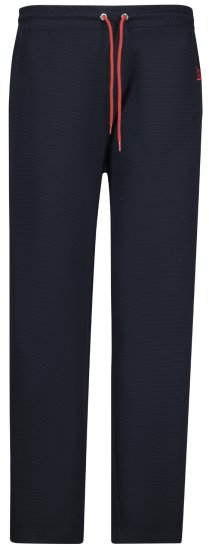 Adamo Matteo Ottoman Sweatpants Navy - Pantaloni & pantaloncini tuta - Pantaloni Tuta Uomo Taglie Forti