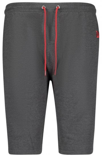 Adamo 159113 Pantaloncini da tuta Ottoman Grigio scuro - Pantaloni & pantaloncini tuta - Pantaloni Tuta Uomo Taglie Forti