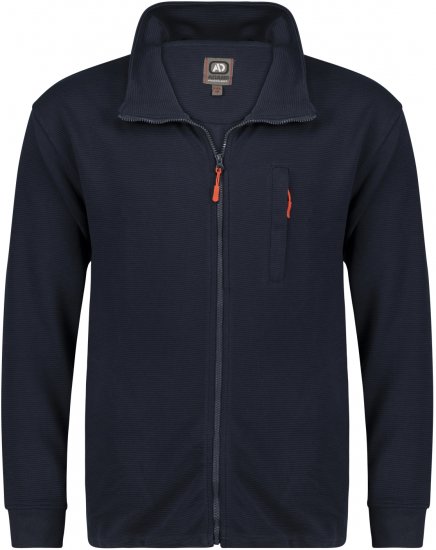 Adamo Max Ottoman Sweatshirt Navy - Felpe & felpe con cappuccio - Felpe & Felpe con Cappuccio Uomo Taglie Forti
