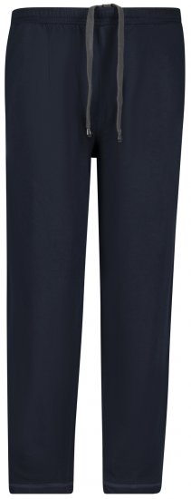 Adamo Athen Sweatpants with Open Hem Navy - Pantaloni & pantaloncini tuta - Pantaloni Tuta Uomo Taglie Forti