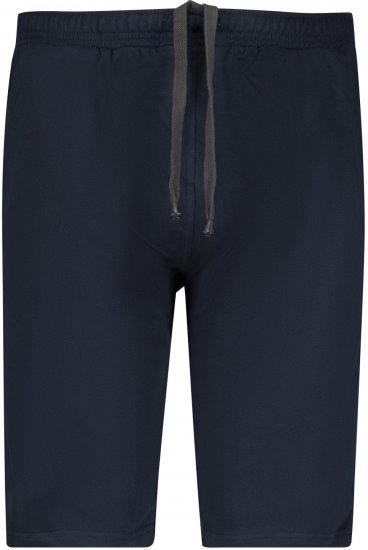 Adamo Athen Sweatshorts Navy - Pantaloni & pantaloncini tuta - Pantaloni Tuta Uomo Taglie Forti