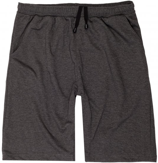 Adamo Athen Sweatshorts Charcoal - Pantaloni & pantaloncini tuta - Pantaloni Tuta Uomo Taglie Forti