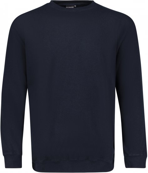 Adamo Athen Crew neck Sweatshirt Navy - Felpe & felpe con cappuccio - Felpe & Felpe con Cappuccio Uomo Taglie Forti