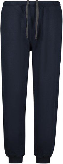 Adamo Athen Sweatpants with Cuffs Navy - Pantaloni & pantaloncini tuta - Pantaloni Tuta Uomo Taglie Forti