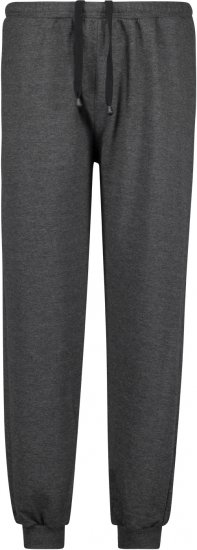 Adamo Athen Sweatpants with Cuffs Charcoal - Pantaloni & pantaloncini tuta - Pantaloni Tuta Uomo Taglie Forti