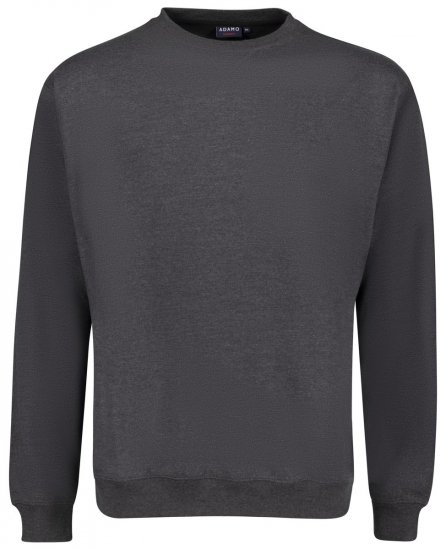 Adamo 159303 Felpa Grigio scuro melange - Felpe & felpe con cappuccio - Felpe & Felpe con Cappuccio Uomo Taglie Forti