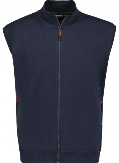 Adamo 159307 Gilet in felpa Blu scuro - Felpe & felpe con cappuccio - Felpe & Felpe con Cappuccio Uomo Taglie Forti