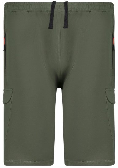 Adamo 159308 Pantaloncini cargo Oliva - Pantaloni & pantaloncini tuta - Pantaloni Tuta Uomo Taglie Forti