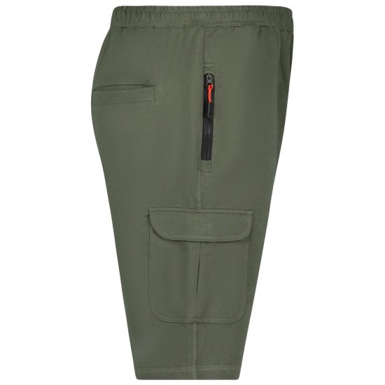 Adamo 159308 Pantaloncini cargo Oliva - Pantaloni & pantaloncini tuta - Pantaloni Tuta Uomo Taglie Forti