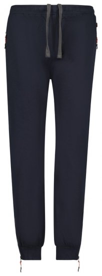 Adamo 159312 Pantaloni da tuta con tasche con zip Blu scuro - Pantaloni & pantaloncini tuta - Pantaloni Tuta Uomo Taglie Forti