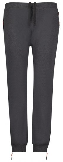 Adamo 159312 Pantaloni da tuta con tasche con zip Grigio scuro melange - Pantaloni & pantaloncini tuta - Pantaloni Tuta Uomo Taglie Forti