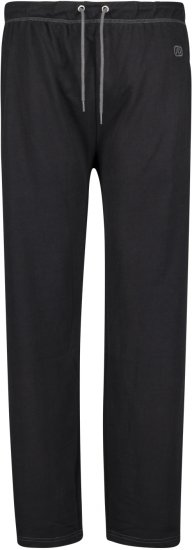 Adamo Markus Sweatpants with draw-cord Black - Pantaloni & pantaloncini tuta - Pantaloni Tuta Uomo Taglie Forti