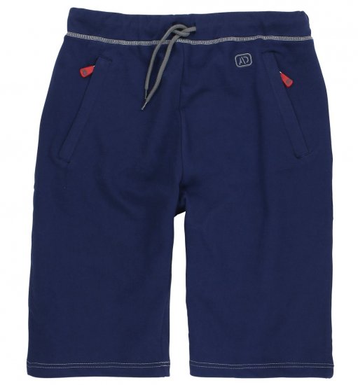 Adamo Moritz Sweatshorts Navy - Pantaloni & pantaloncini tuta - Pantaloni Tuta Uomo Taglie Forti