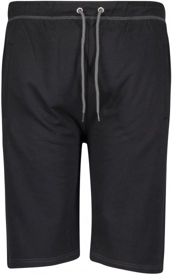 Adamo Moritz Sweatshorts Black - Pantaloni & pantaloncini tuta - Pantaloni Tuta Uomo Taglie Forti