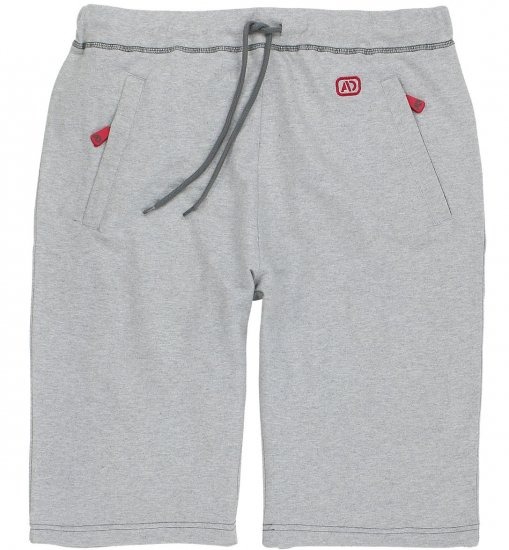 Adamo Moritz Sweatshorts Grey - Pantaloni & pantaloncini tuta - Pantaloni Tuta Uomo Taglie Forti