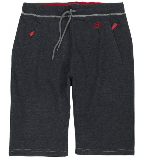 Adamo Moritz Sweatshorts Charcoal - Pantaloni & pantaloncini tuta - Pantaloni Tuta Uomo Taglie Forti