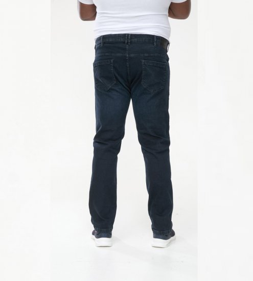 D555 Daniel Tapered Fit Stretch Jeans Blue/Black Wash - Jeans & pantaloni - Jeans & Pantaloni Uomo Taglie Forti