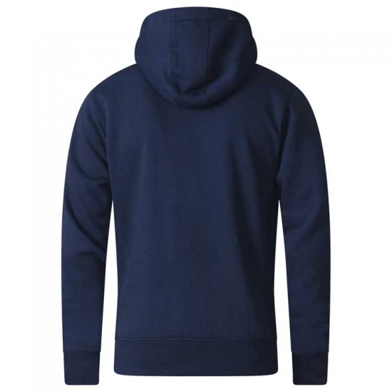D555 Lorenzo Half zip Hoodie Navy - Felpe & felpe con cappuccio - Felpe & Felpe con Cappuccio Uomo Taglie Forti