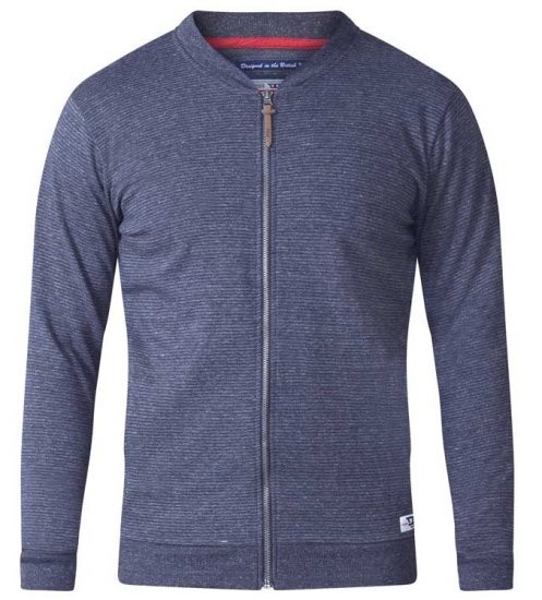 D555 Arnie Sweatshirt With Pocket Navy - Felpe & felpe con cappuccio - Felpe & Felpe con Cappuccio Uomo Taglie Forti