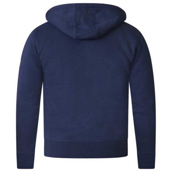 D555 Thurston Full Zip Hoodie Navy - Felpe & felpe con cappuccio - Felpe & Felpe con Cappuccio Uomo Taglie Forti