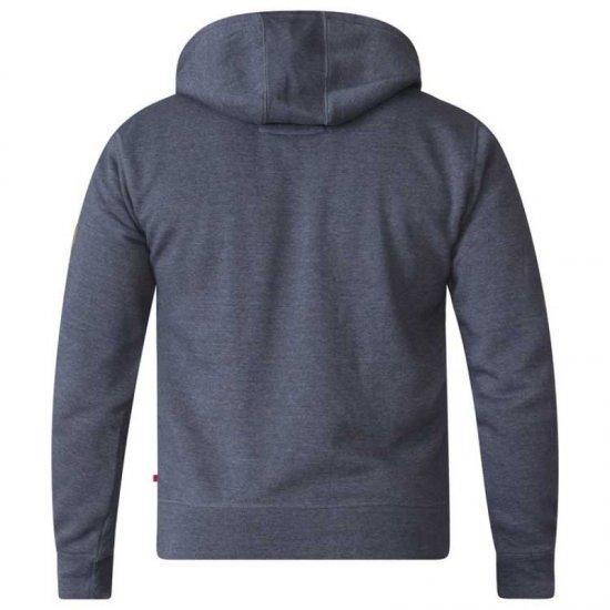 D555 Vadal Full Zip Hoodie Charcoal - Felpe & felpe con cappuccio - Felpe & Felpe con Cappuccio Uomo Taglie Forti