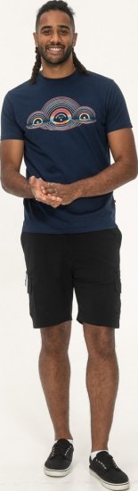 D555 Cheltenham Record With Reflection Printed T-shirt French Navy - Magliette - Magliette Uomo Taglie Forti
